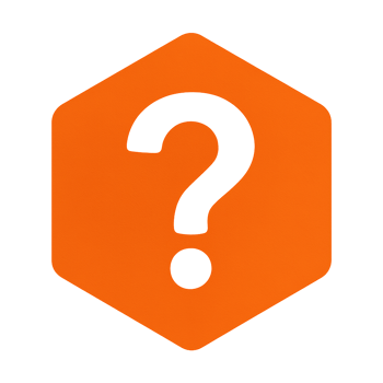question mark icon in orange hex EE7621-1